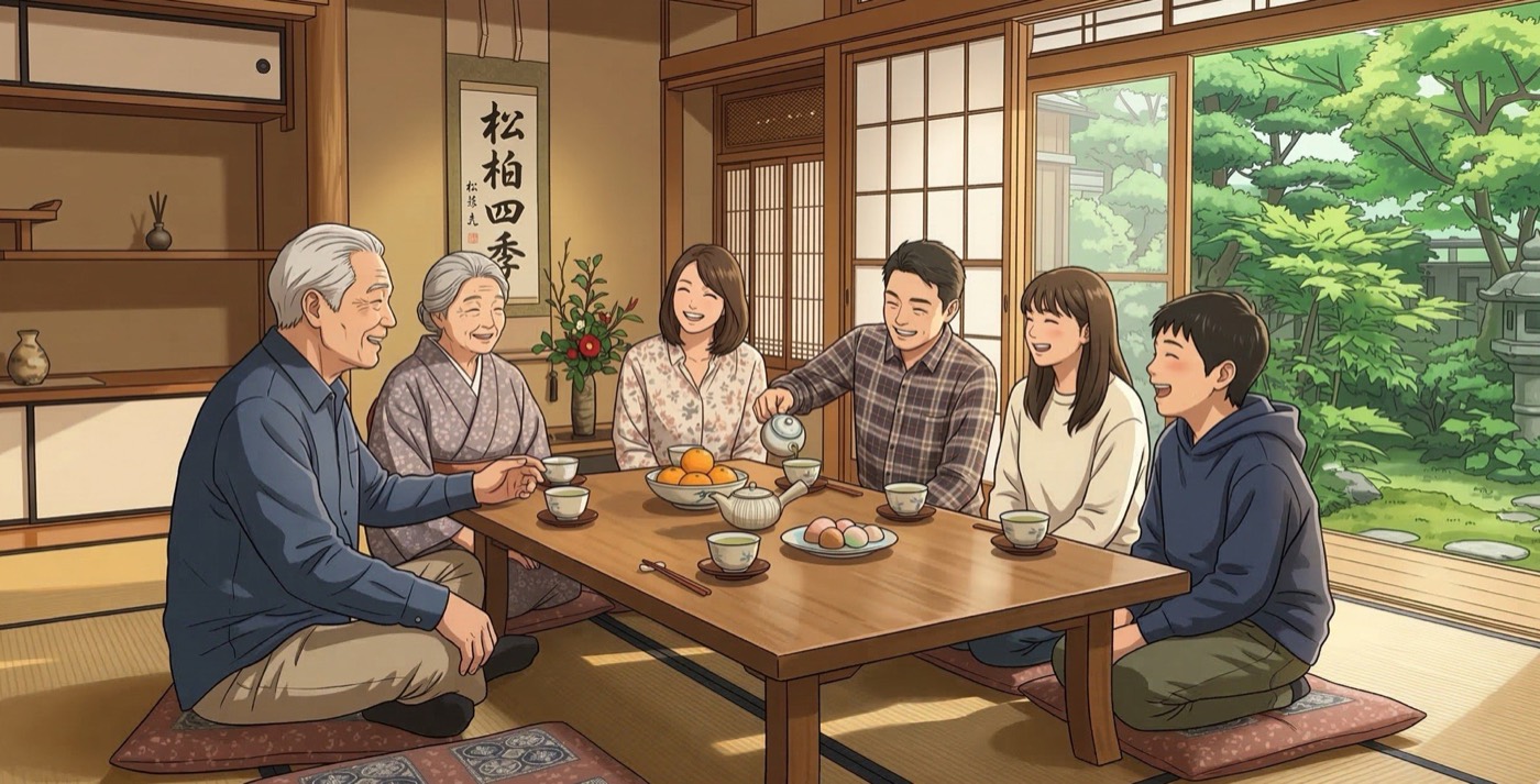 家族の話し合いのイメージ