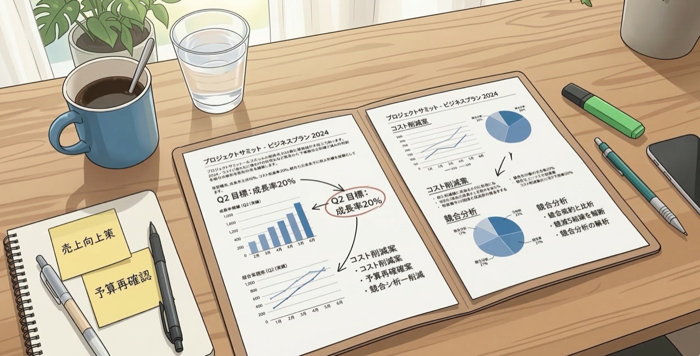 事業計画書のイメージ
